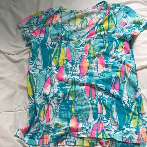 Lilly Pulitzer V-Neck Pocket Tee
